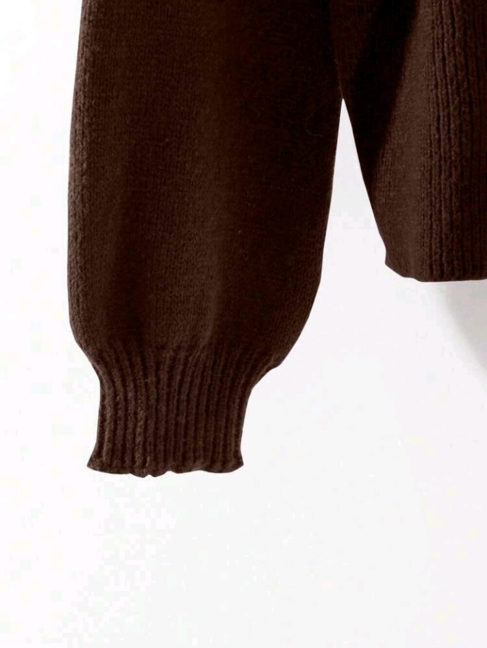 Women's Elegant Solid Color Knitted Sweater And Pants 2 Pieces Set, Autumn - Picture 3 of 7
